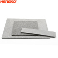 Hengko Customed Microns SS 316L Filtro Polvo de acero inoxidable Placa porosa Filtro de sinterización de 90 micras para la industria alimentaria